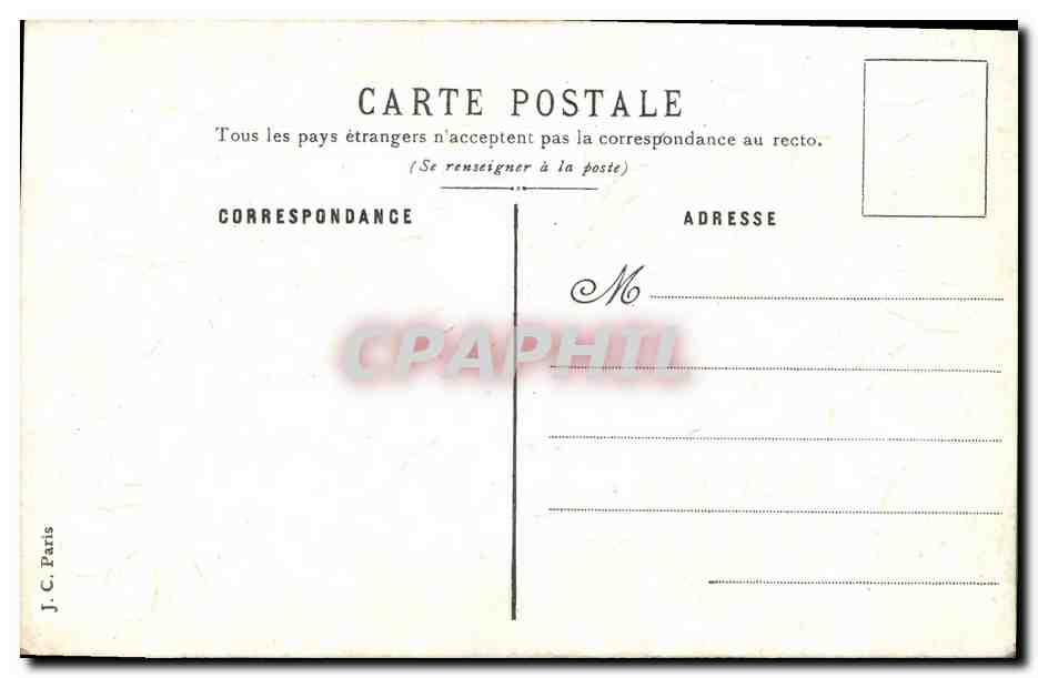 CPA Fantaisie Fleurs  — Verso
