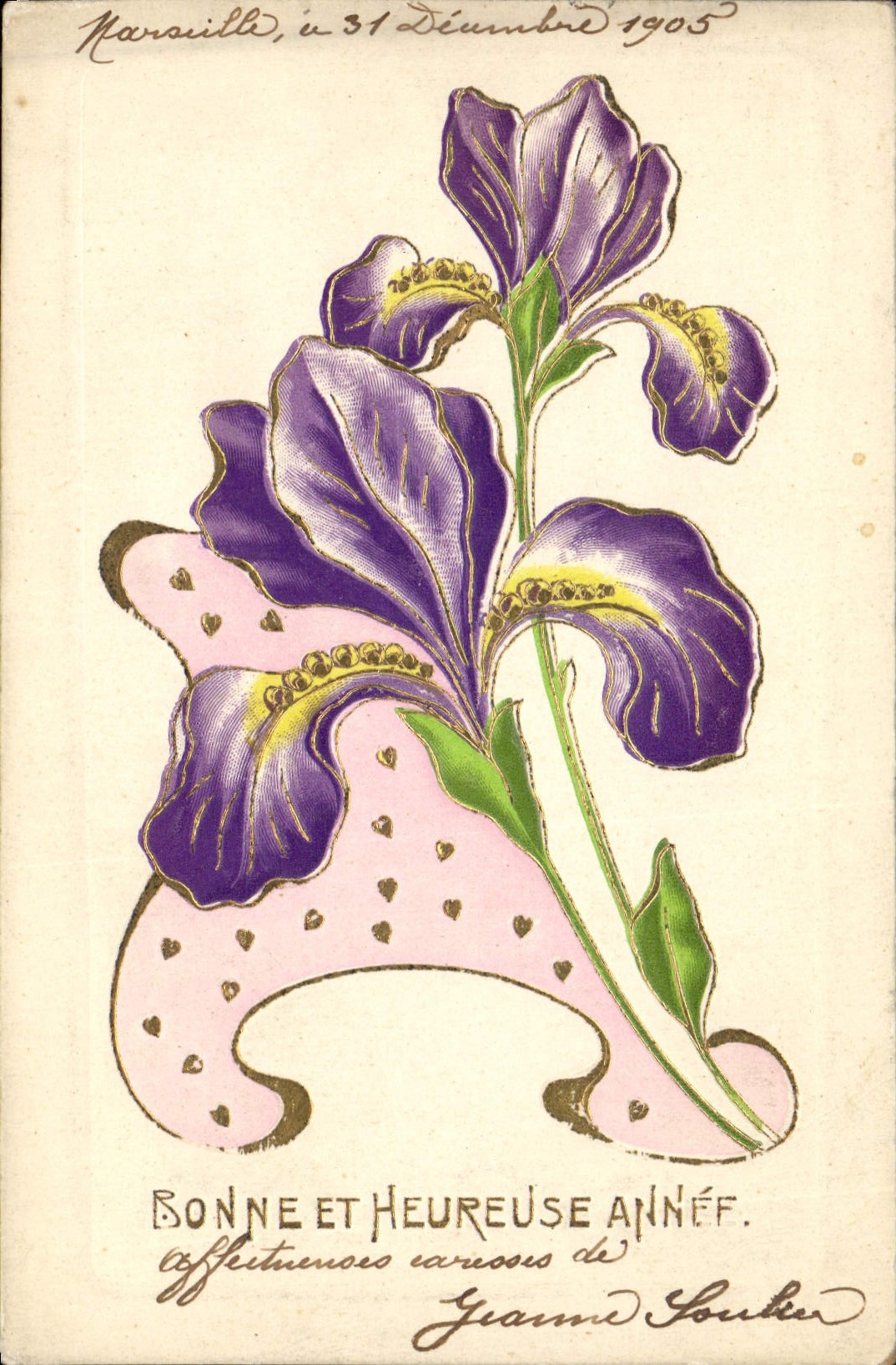 CPA Fantaisie Fleurs 