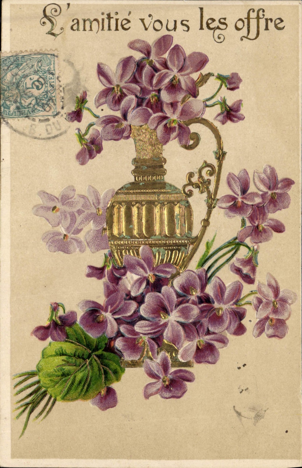 CPA Fantaisie Fleurs 