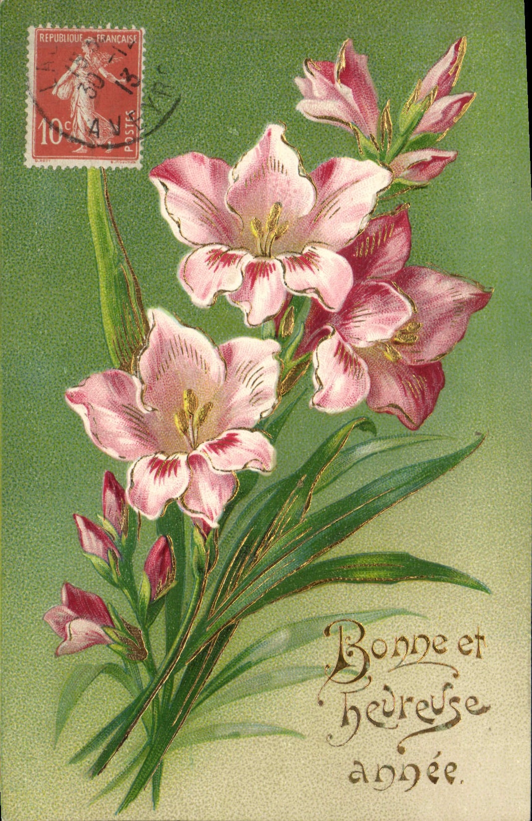 CPA Fantaisie Fleurs 