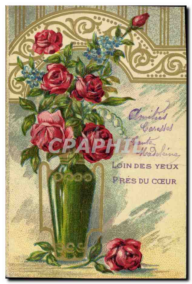 CPA Fantaisie Fleurs 