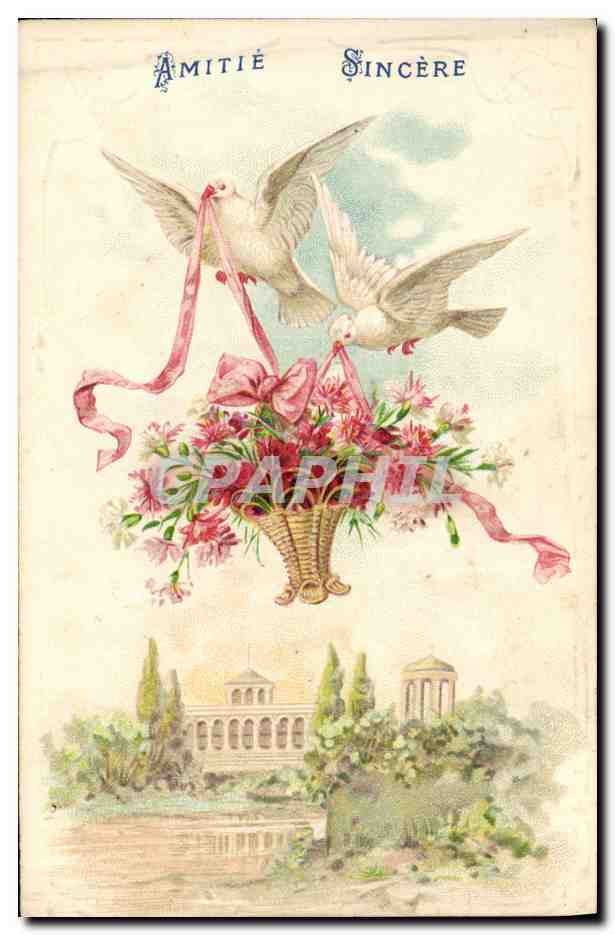 CPA Fantaisie Fleurs Colombes 