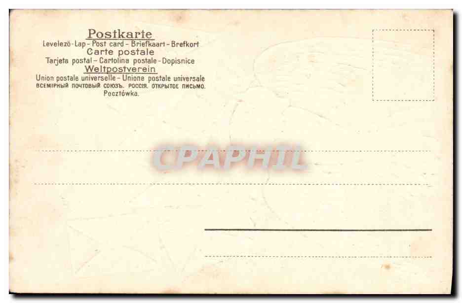 CPA Fantaisie Colombes Lettres  — Rückseite
