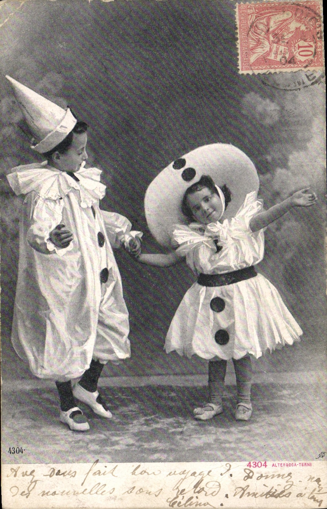 CPA Pïerrot Pierrots Enfants 
