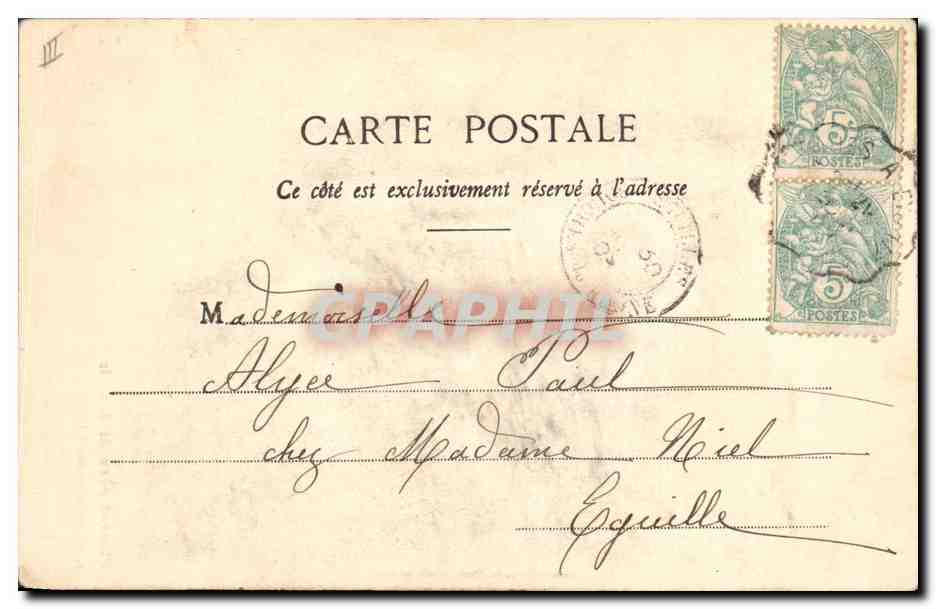 CPA Pïerrot pere de famille Pierrots  — Verso