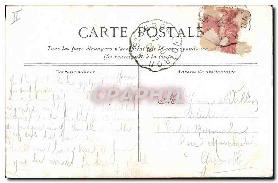 CPA Pïerrot Pierrots Aveugle  — Verso