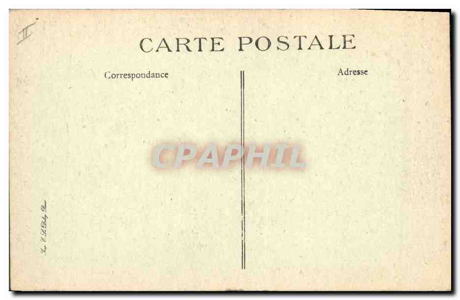 CPA Arbre Foret de Fontainebleau Carrefour du Nid de l'aigle  — Rückseite