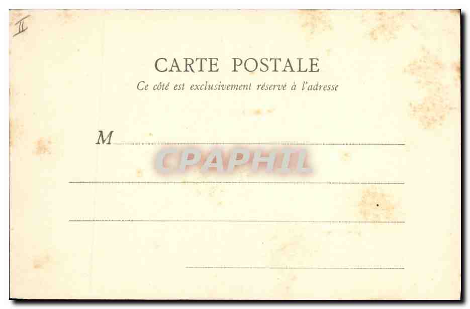 CPA Arbre Paris Cedres du jardin des plantes  — Back