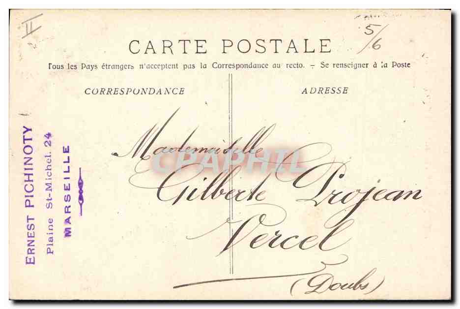 CPA Arbre La Sainte Baume Le grand chene de Giniez  — Rückseite