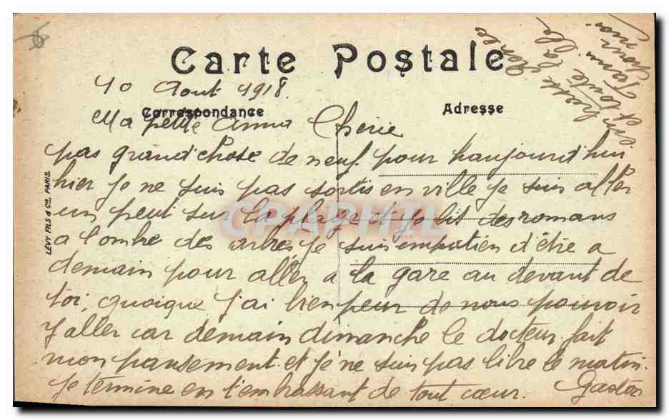 CPA Environs de Royan Foret de la Coubre Le nouveau Phare de Bonne Anse — Rückseite