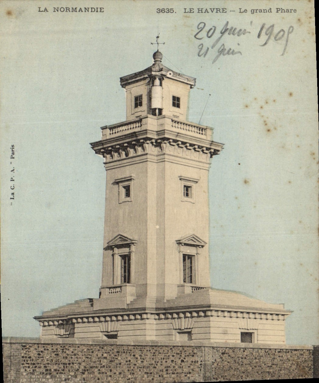 CPA Phare Le Havre Le grand phare