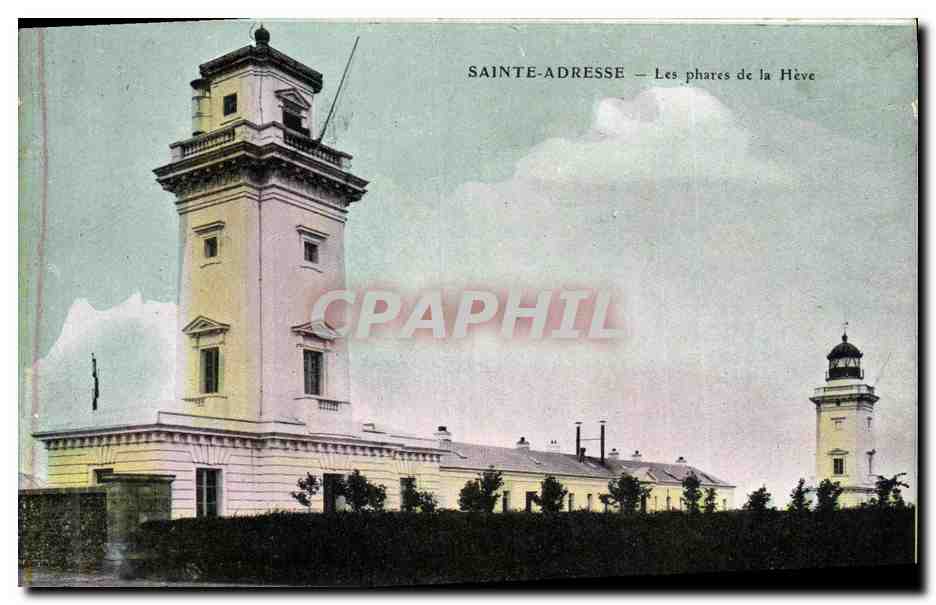 CPA Phare Sainte Adresse Les phares de la Heve