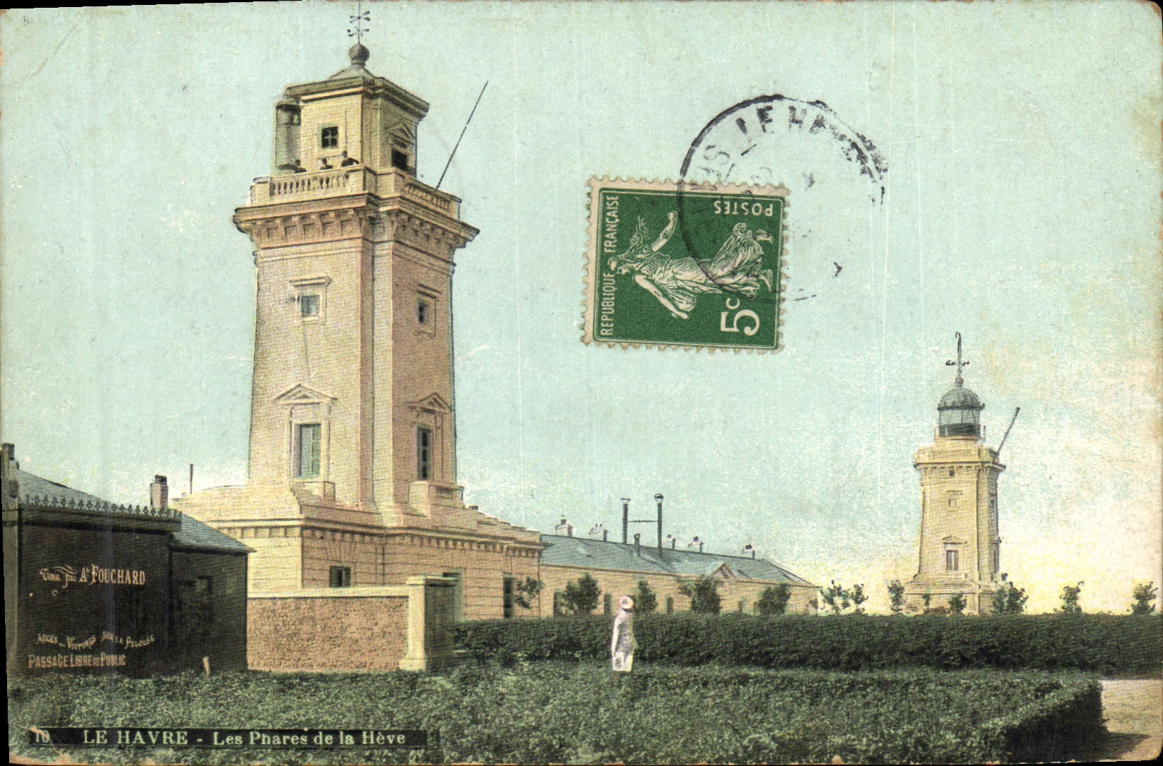 CPA Phare Le Havre Les phares de la Heve