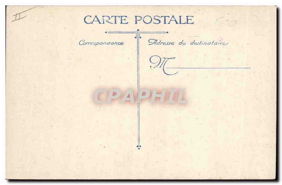 CPA Militaria Les generaux Joffre et French sur le front Automobile — Rückseite