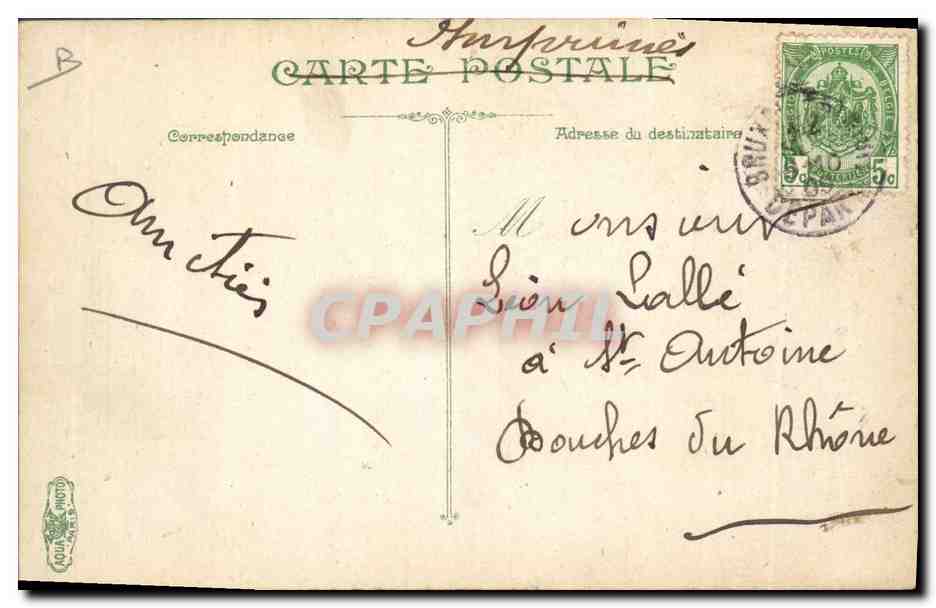 CPA Militaria Infanterie La corvee de pain — Rückseite