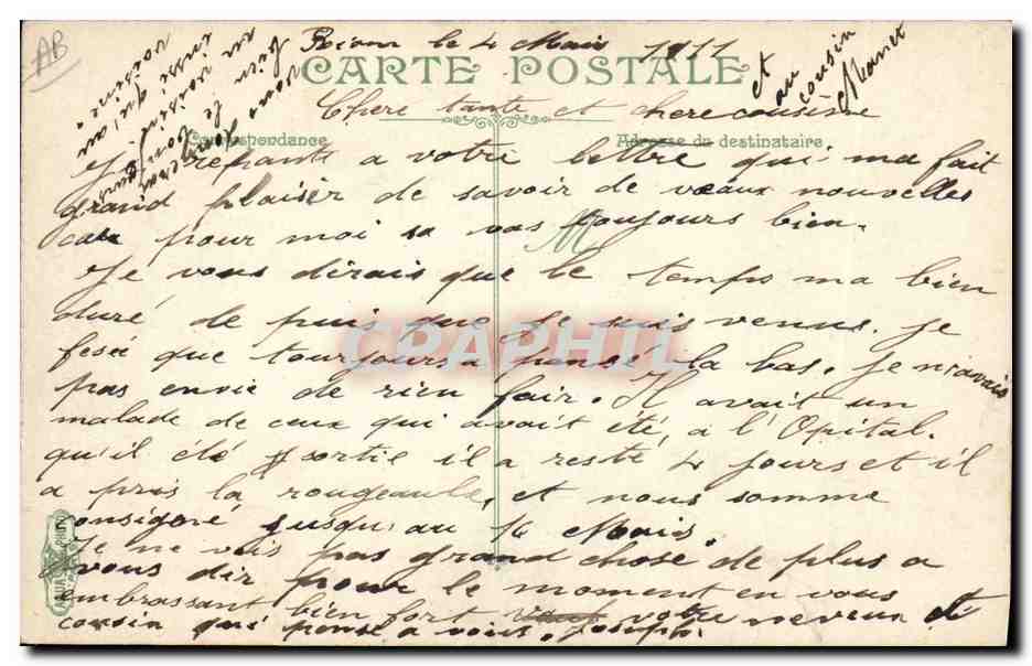 CPA Militaria Infanterie L'epluchage des pommes — Rückseite