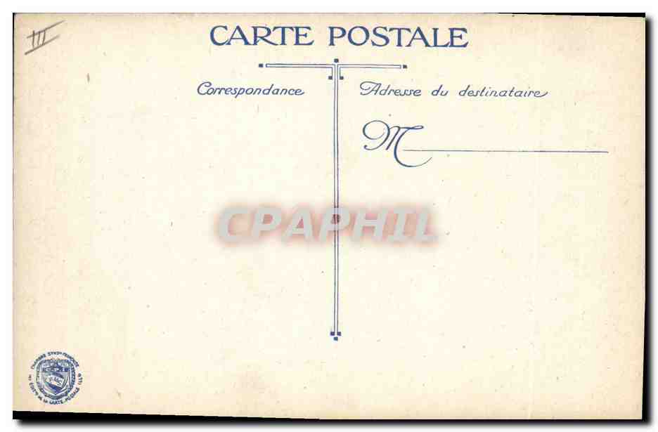 CPA Militaria Les generaux Joffre et French sur le front Automobile — Rückseite
