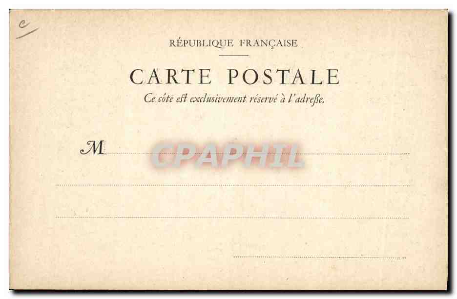 CPA Journaux Journal Imprimerie Nationale Fonderie  — Rückseite