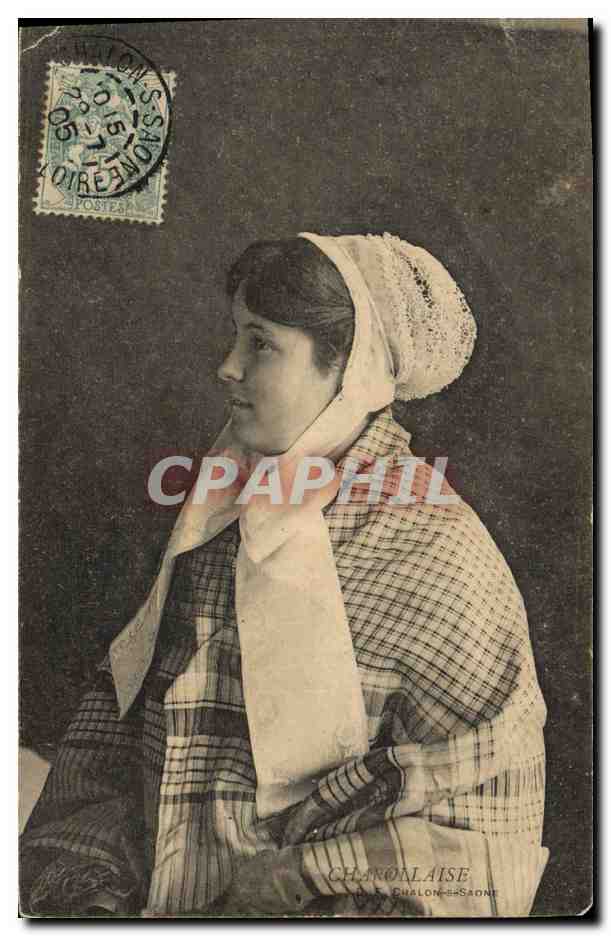 CPA Folklore Charollaise 