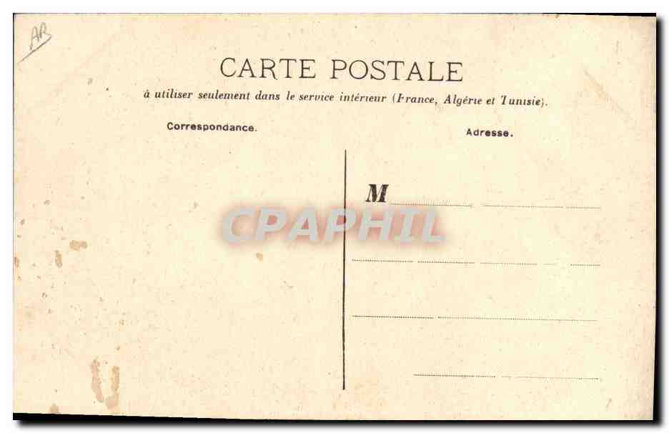 CPA Folklore Fileuse Maconnaise  — Verso