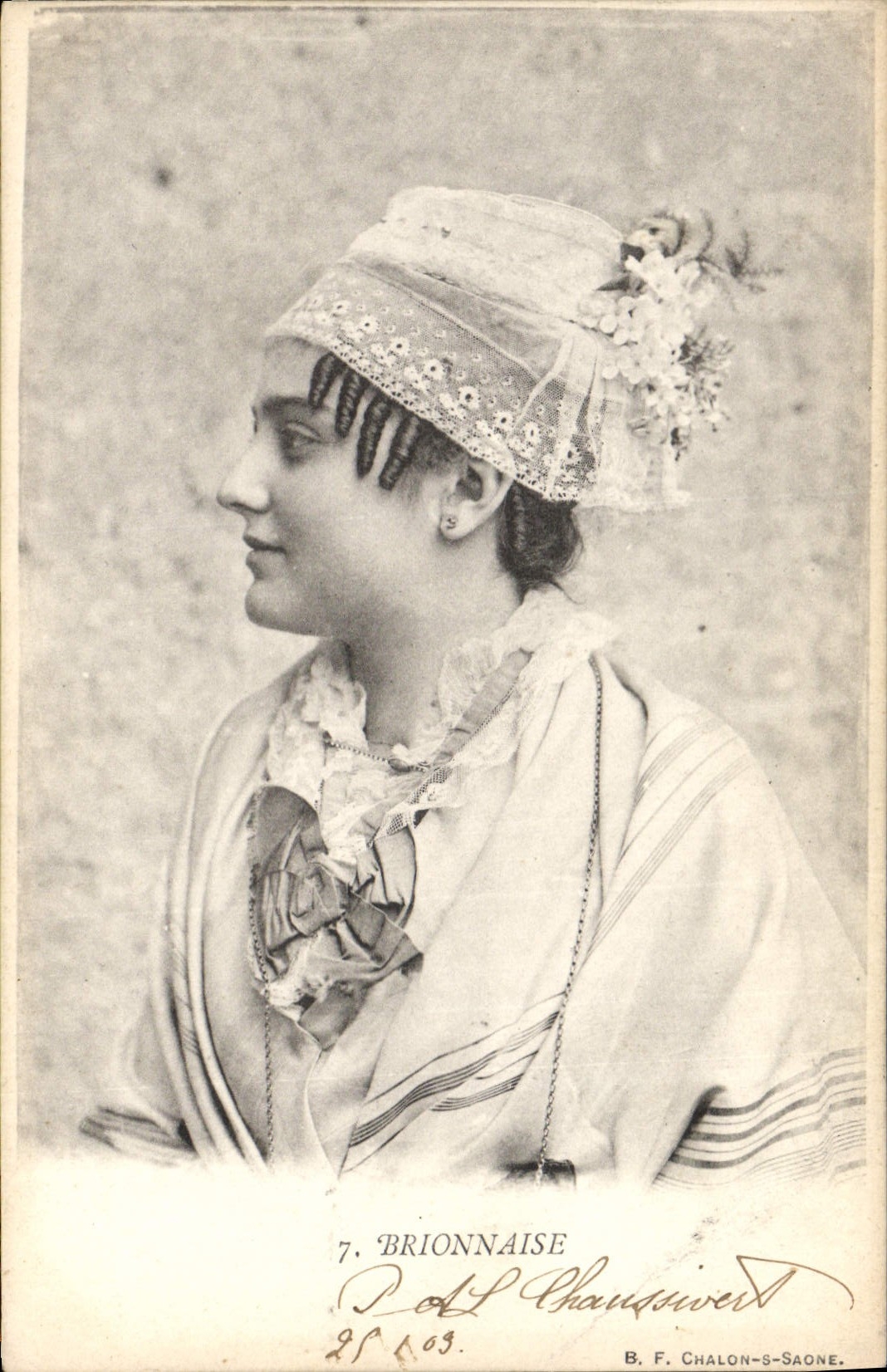 CPA Folklore Brionnaise 