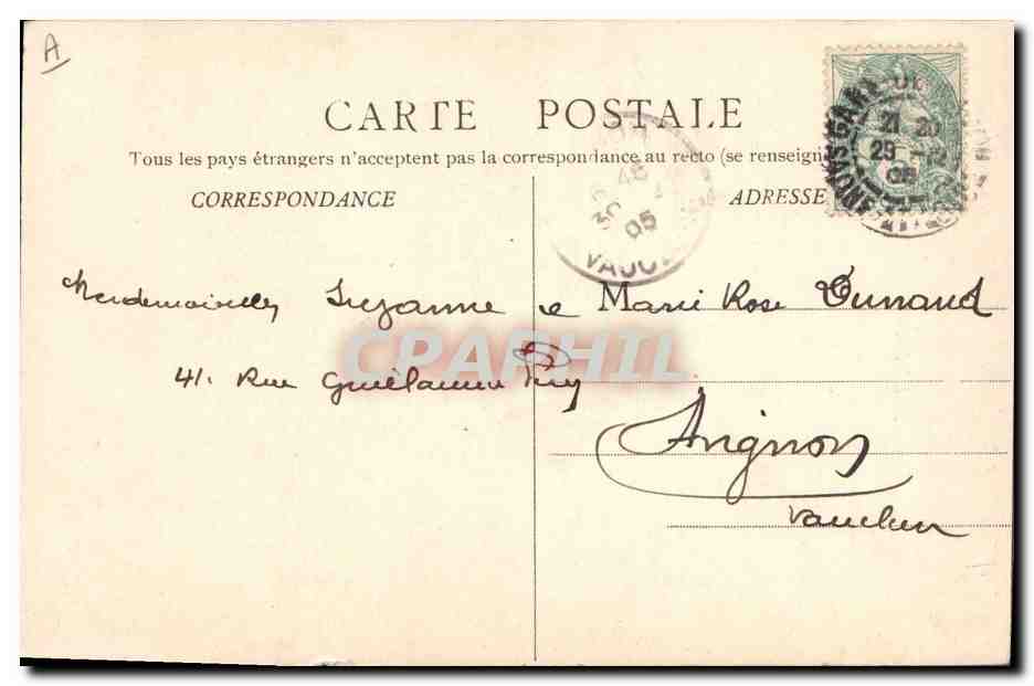 CPA Folklore Maconnaise  — Verso