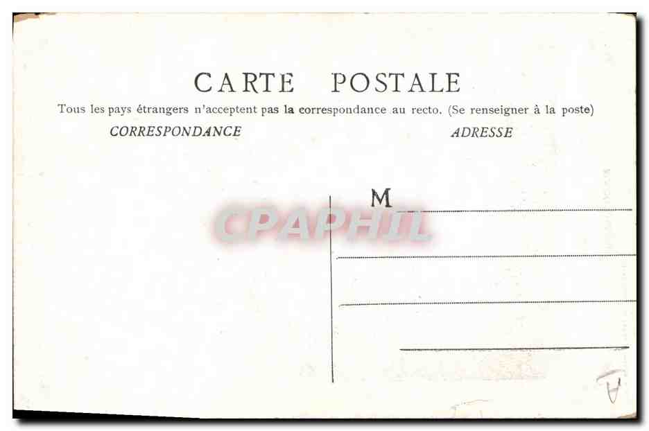 CPA Folklore Maconnaise  — Verso
