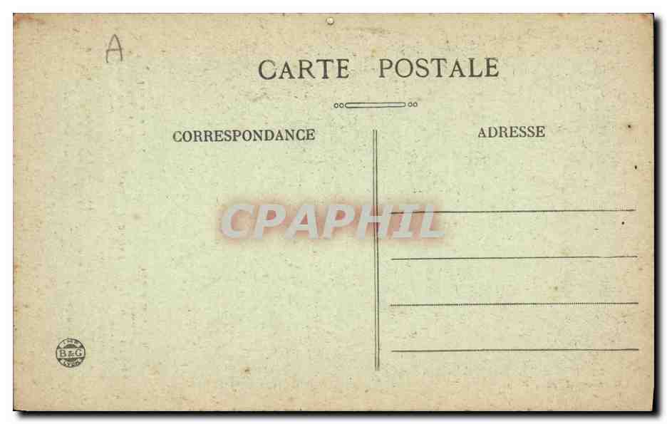 CPA Folklore Le depart du Grand valet Le jour de St Martin  — Verso