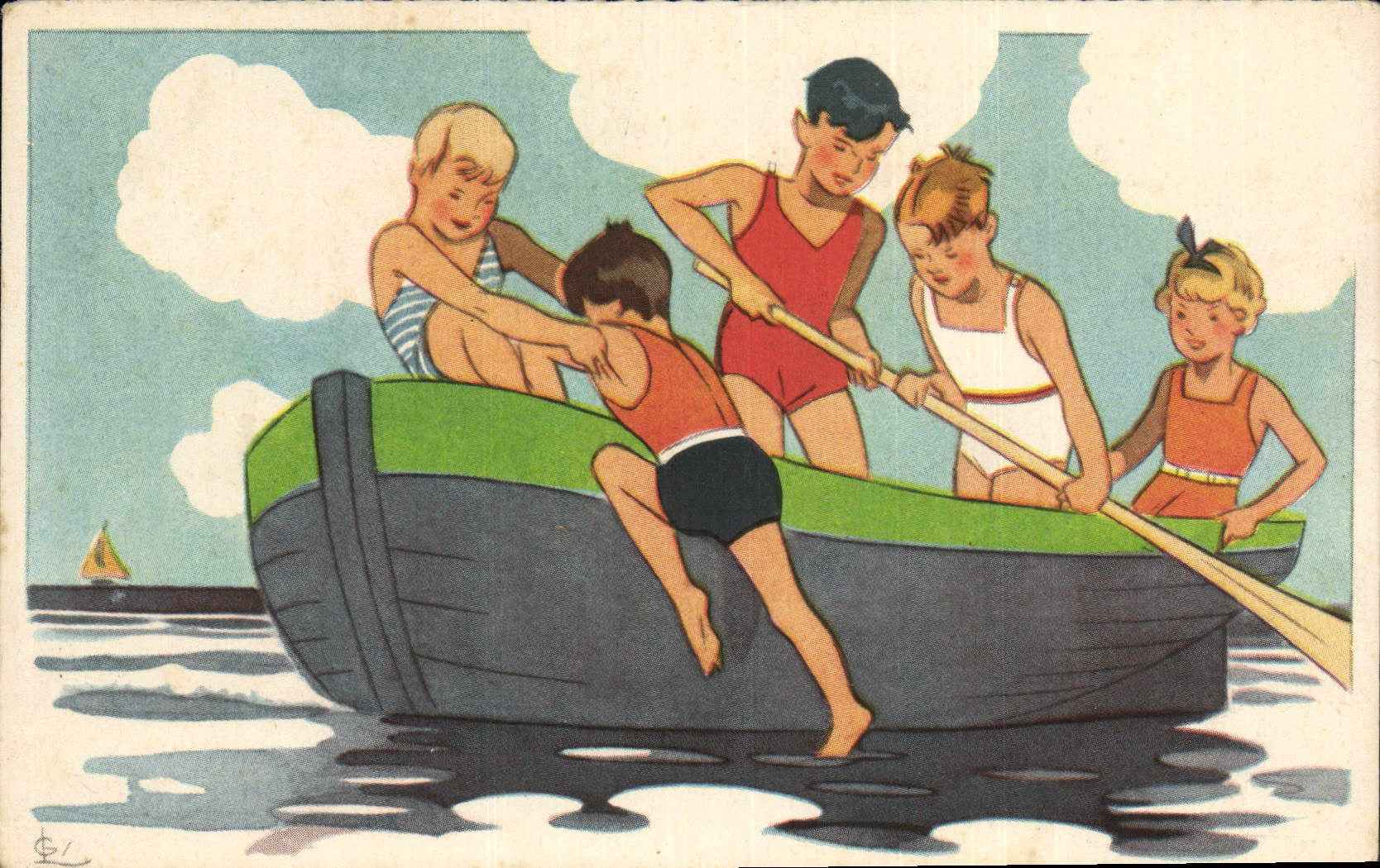 CPA Enfants Colonies 