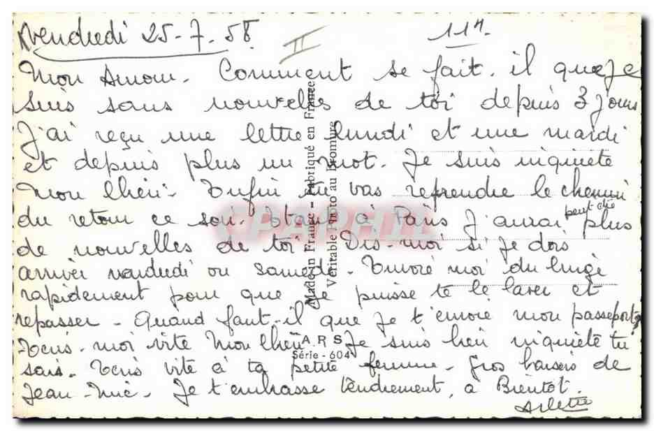 CPA Enfants Camping Colonies  — Verso