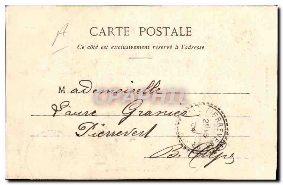 Pierrot Avocat — scène comique avec jeune fille — Phototypie A. Bergeret et Cie, Nancy — Reverso
