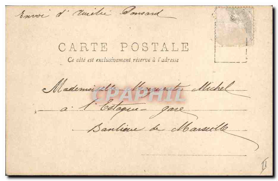 CPA Pïerrot Il a pu la faire sourire Pierrots  — Verso