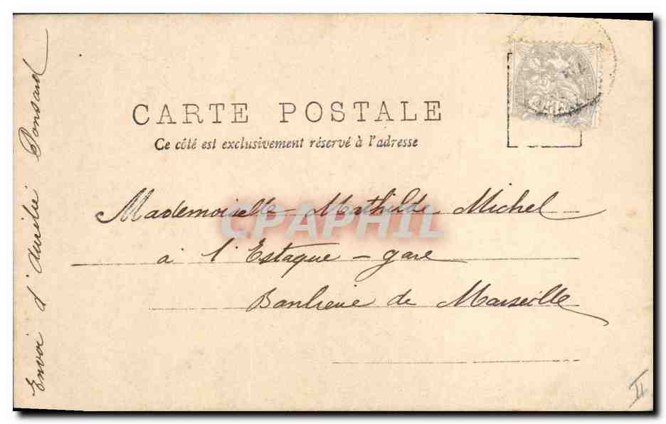 CPA Pïerrot La peinture ?Pierrots  — Verso