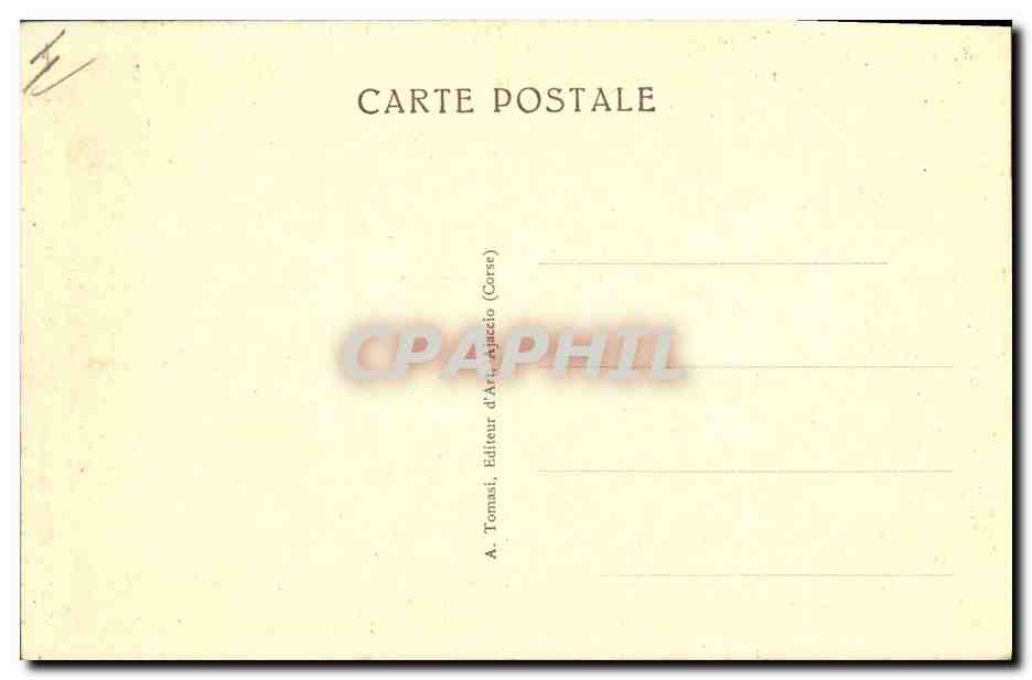 CPA Arbre Foret de Baveila — Verso