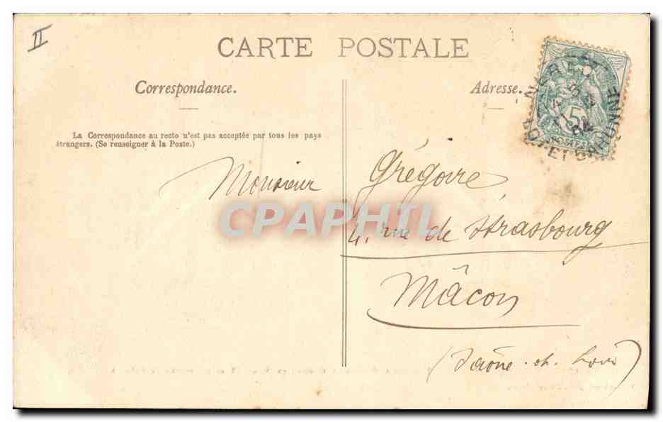 CPA Arbre Nerac la Garenne Les deux ormeaux plantes par Henri IV et Marguerite de Valois — Rückseite