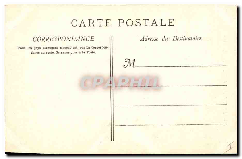 CPA Arbre La Sainte Baume Arbre de la foret — Rückseite