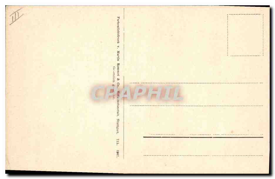 CPA Fantaisie Nature morte Fraises — Verso