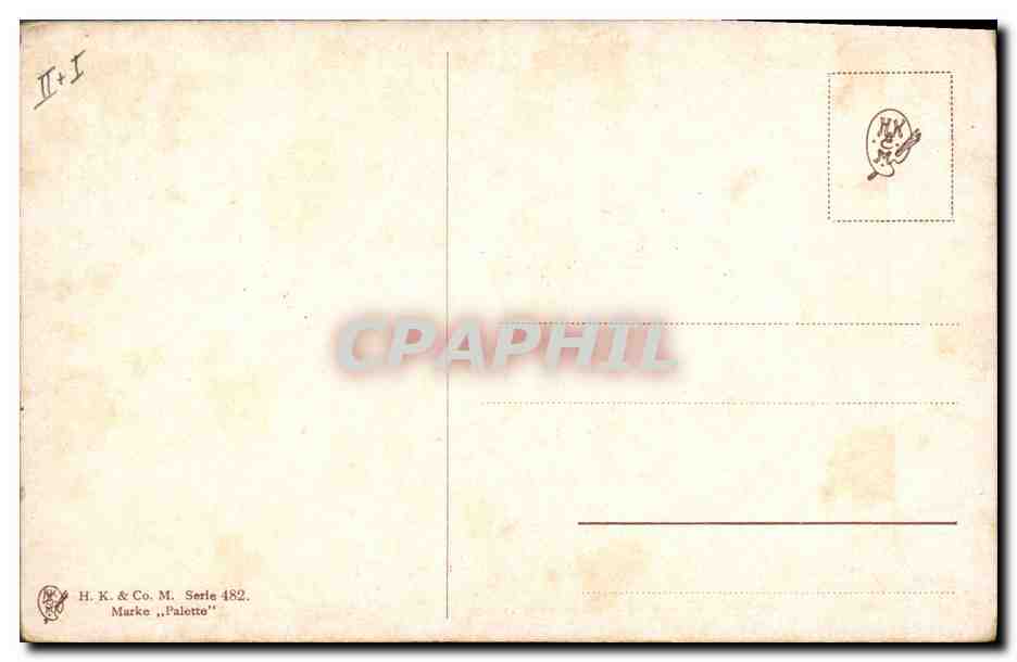 CPA Fantaisie Nature morte Poires — Rückseite