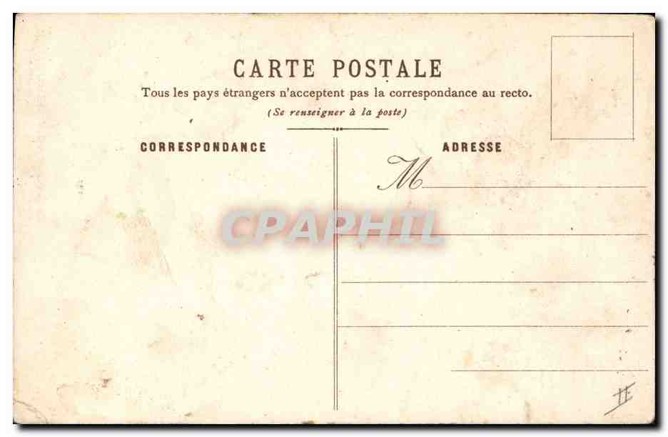 CPA Fantaisie Fleurs Marguerites & Primeveres — Rückseite