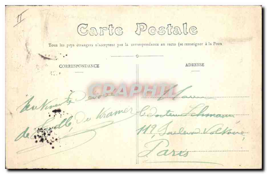 CPA Phare de Cordouan Barque Bateau — Rückseite