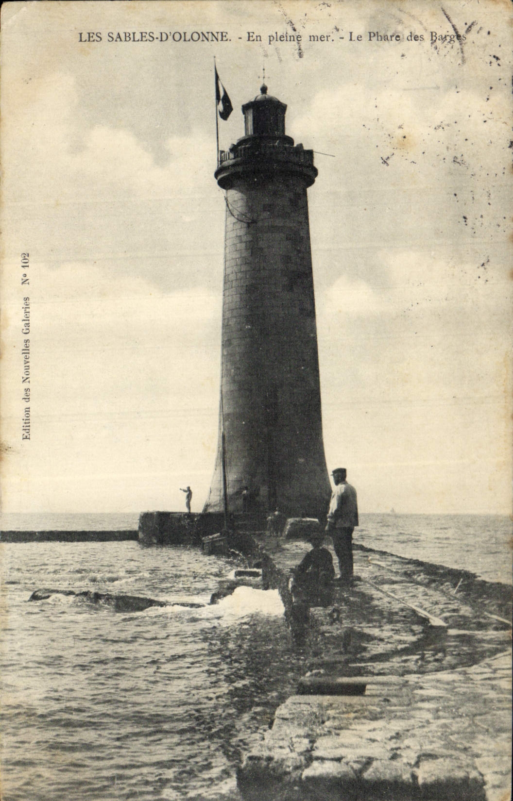 CPA Phare des Barges Les Sables d'Olonne