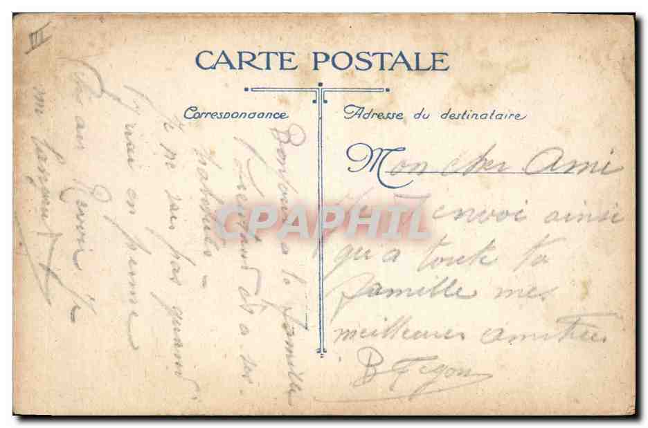 CPA Militaria General Leman Defenseur de Liege  — Rückseite