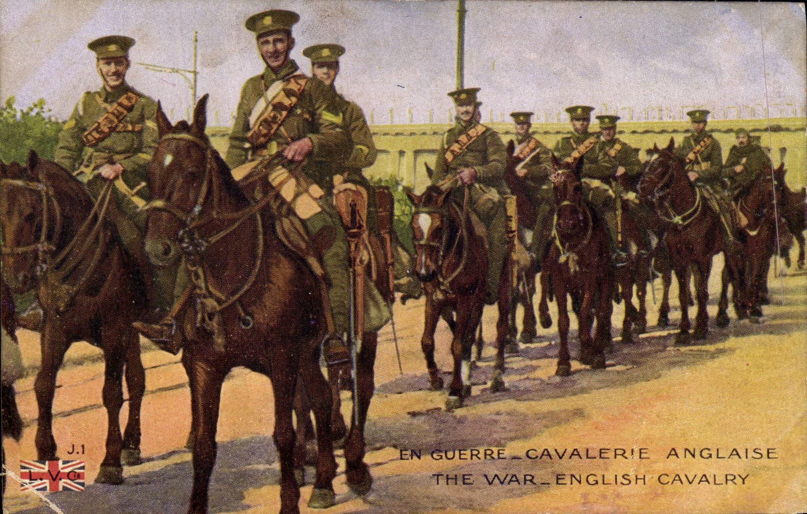 CPA Militaria Cavalerie anglaise 