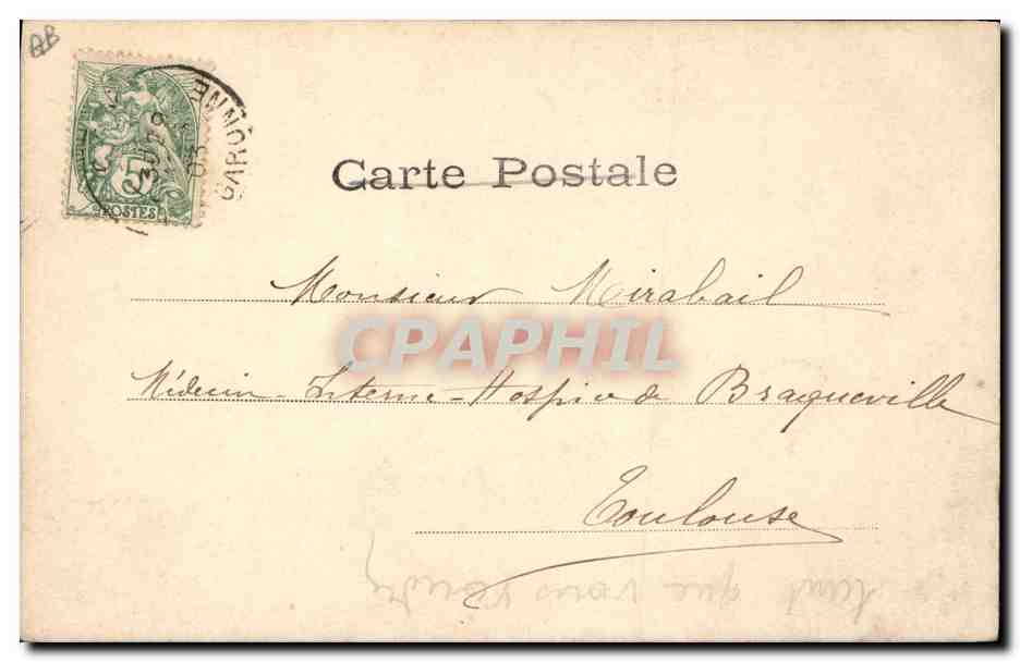 CPA Fantaisie Journaux Journal L'Illustration Femme — Verso