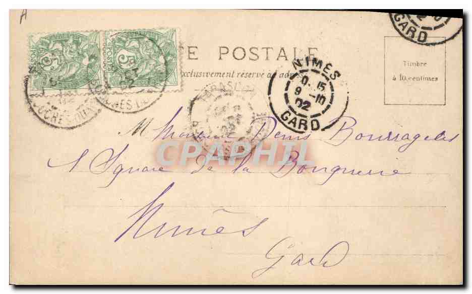 CPA Fantaisie Journaux Journal La Republique Femme — Rückseite
