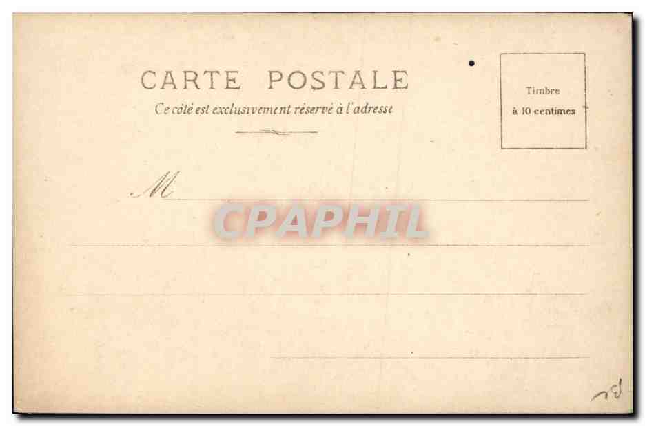 CPA Fantaisie Journaux Journal L'autorite — Verso