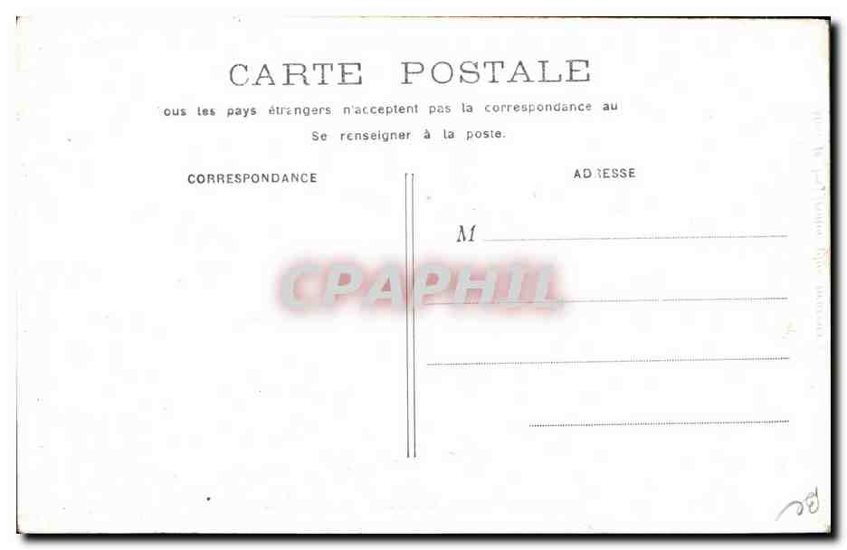 Fille en bonnet à motifs — sur fond de journal — éditeur 'Le Journal' et timbre 10c — Verso