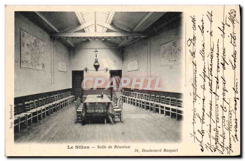 Le Sillon — Salle de Réunion — Imp. Berthaud