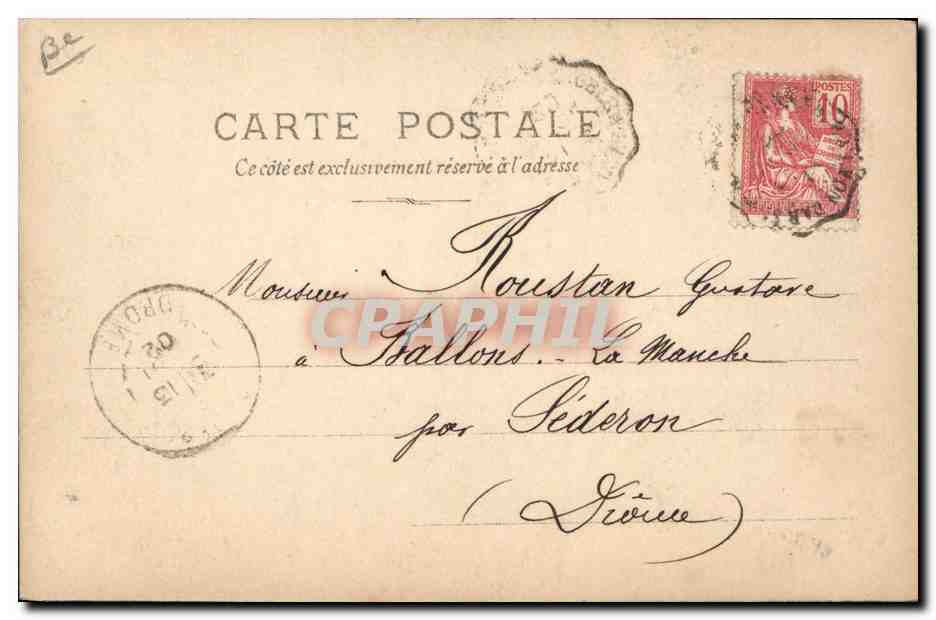 CPA Fantaisie Journaux Journal L'Intransigeant — Rückseite