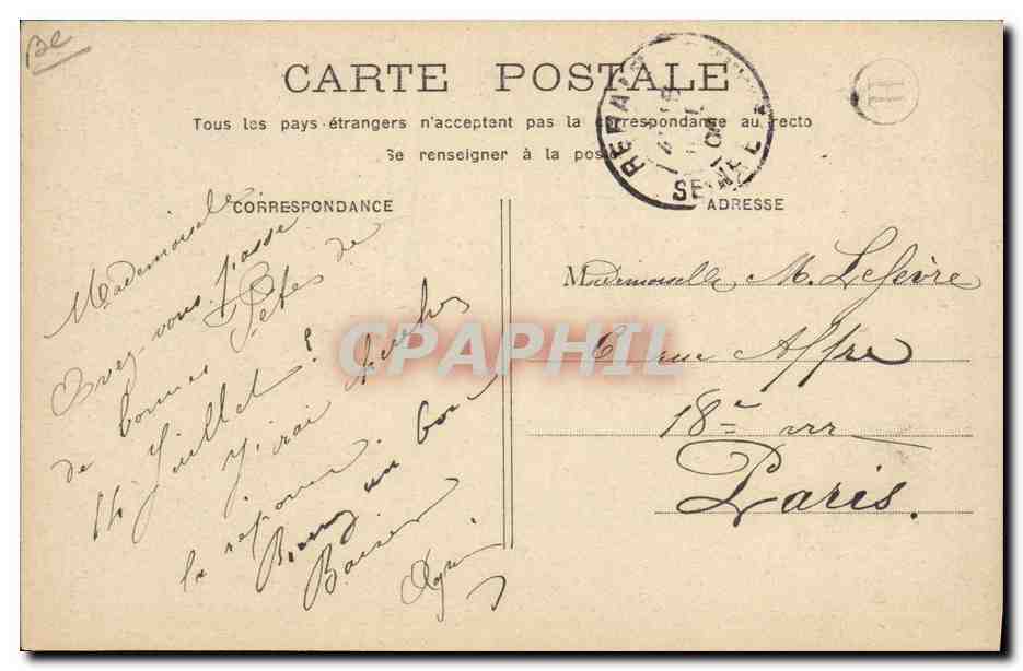 CPA Fantaisie Journaux Journal Le Figaro Enfants Bebes — Rückseite
